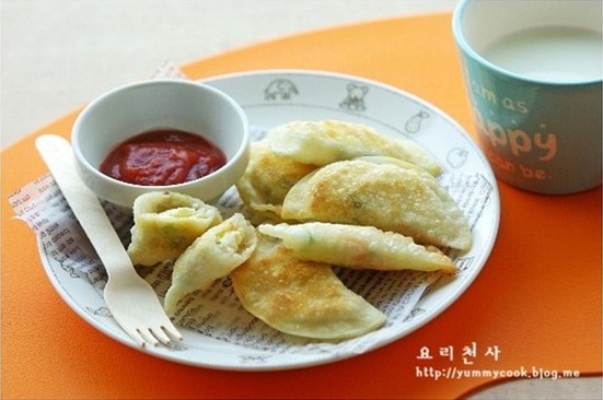 맛살 크림치즈만두