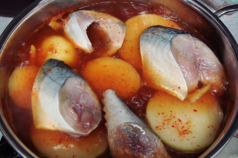 생고등어 맛있게 조려 먹기