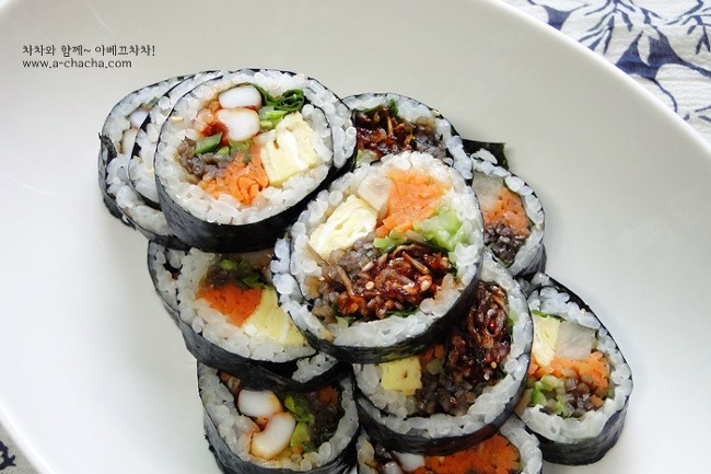 어른아이,김밥 이미지